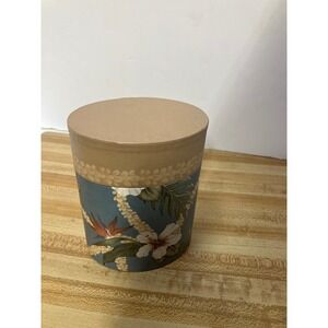 Island Plantations Floral Paradise Oval Scented‎ Candle with Lid Tropical